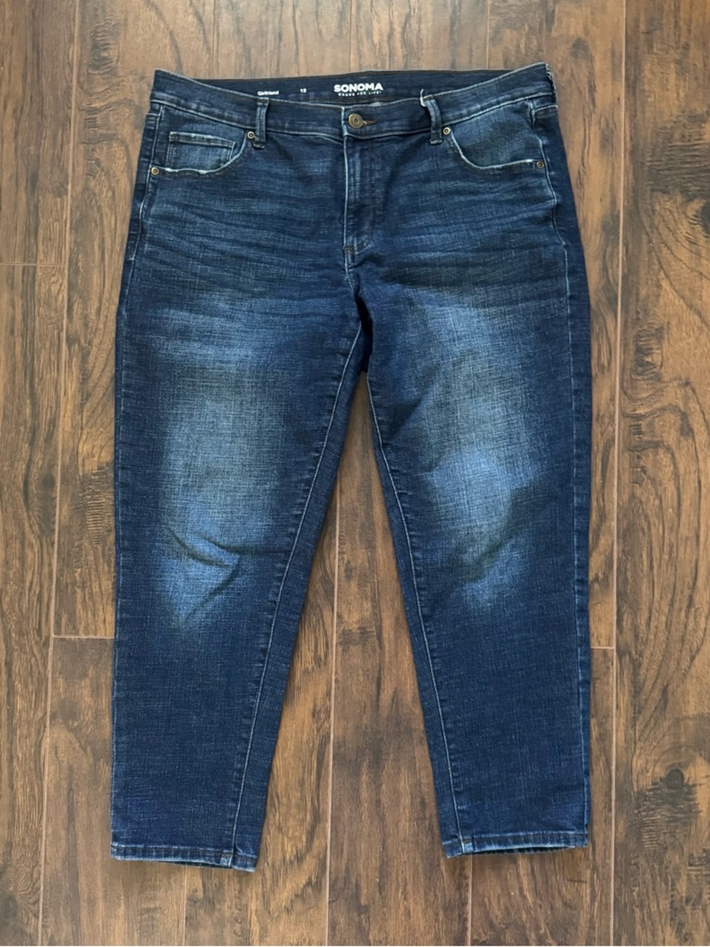 Sonoma Goods For Life Size 12 Girlfriend Ankle Jeans